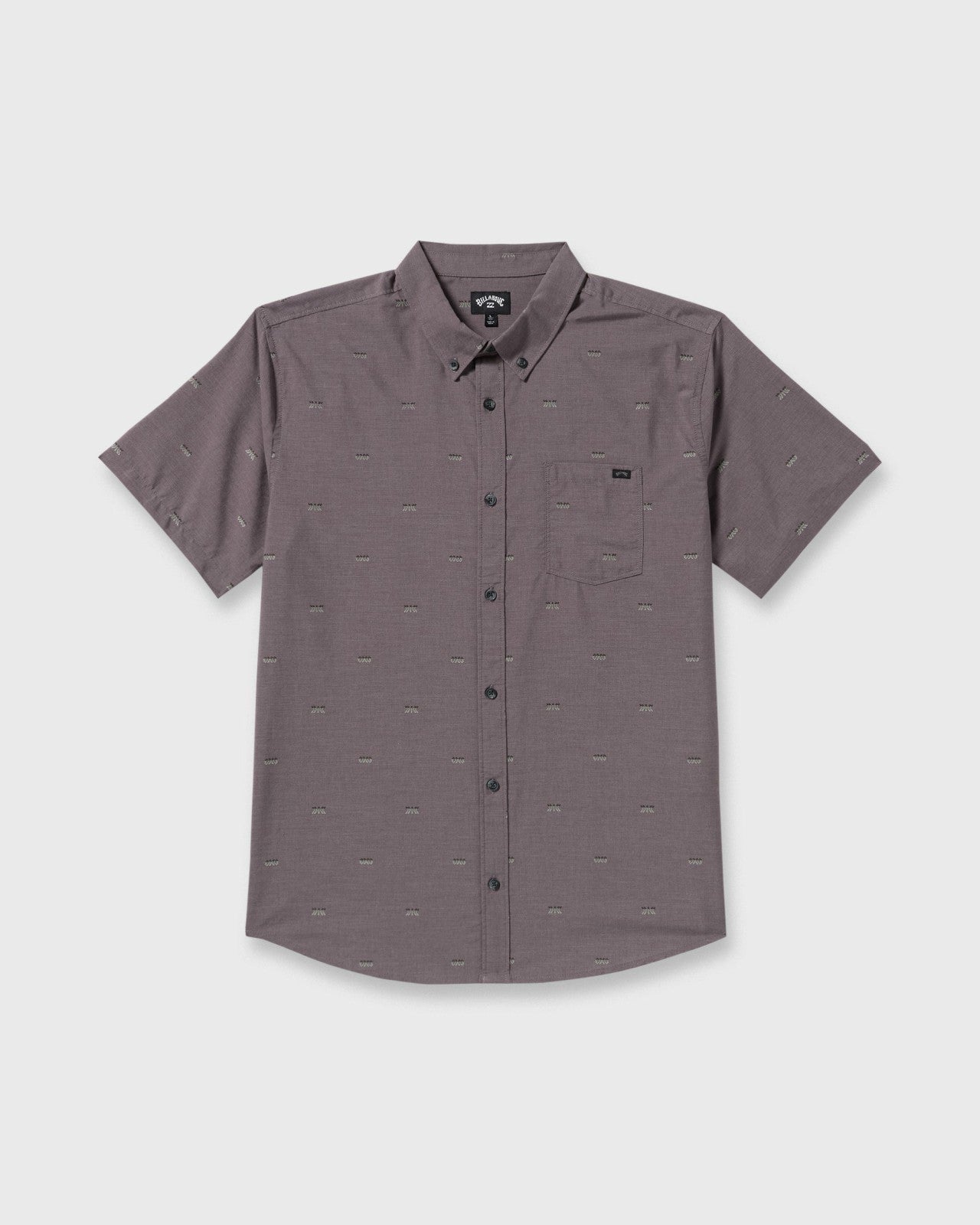 All Day Jacquard Short Sleeve Shirt | Gray Violet Billabong