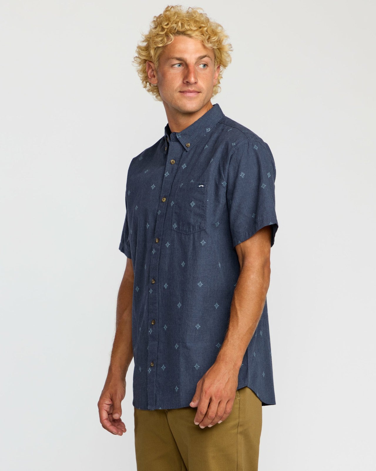 All Day Jacquard Short Sleeve Shirt | Midnight Billabong