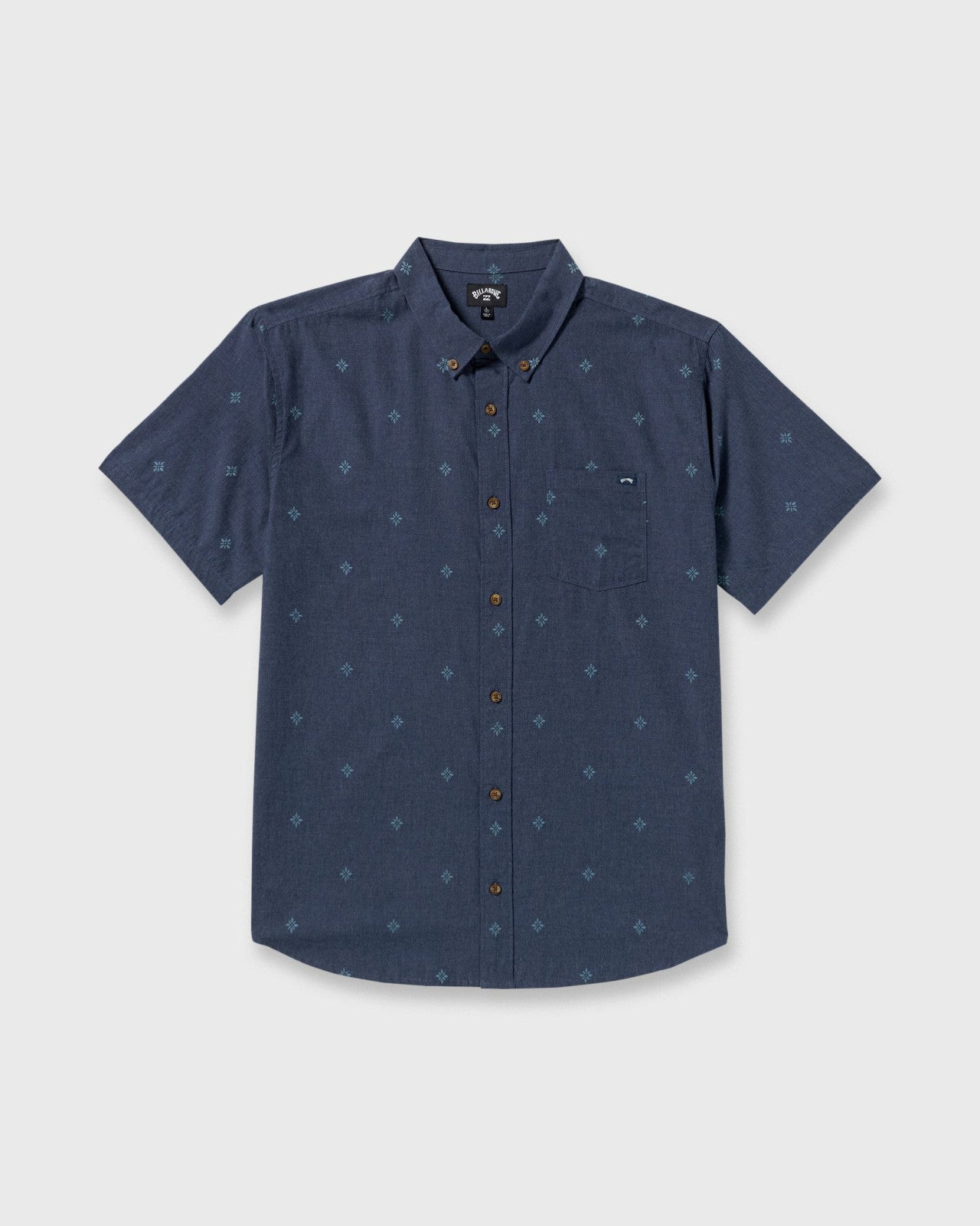 All Day Jacquard Short Sleeve Shirt | Midnight Billabong