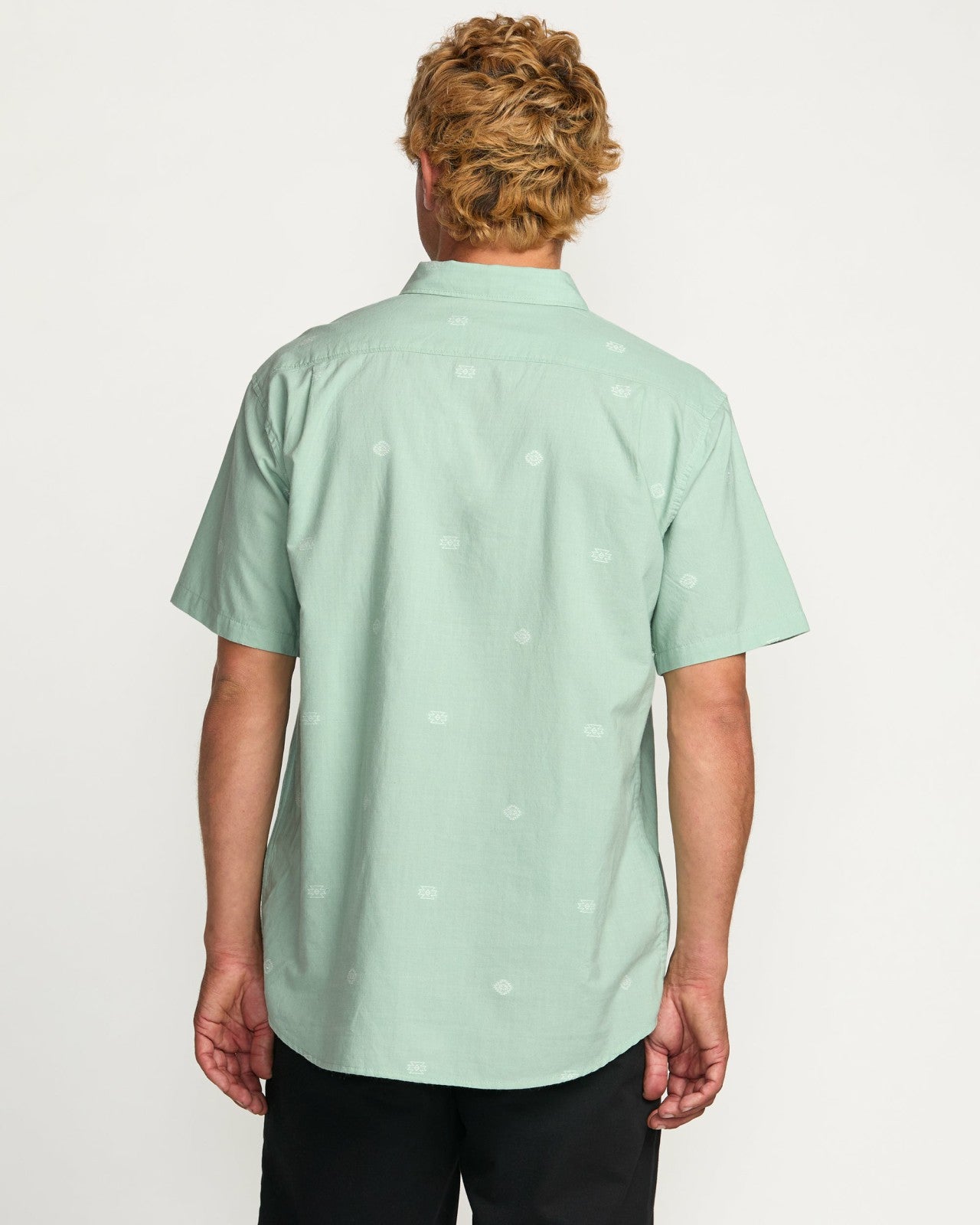 All Day Jacquard Short Sleeve Shirt | Seafoam Billabong