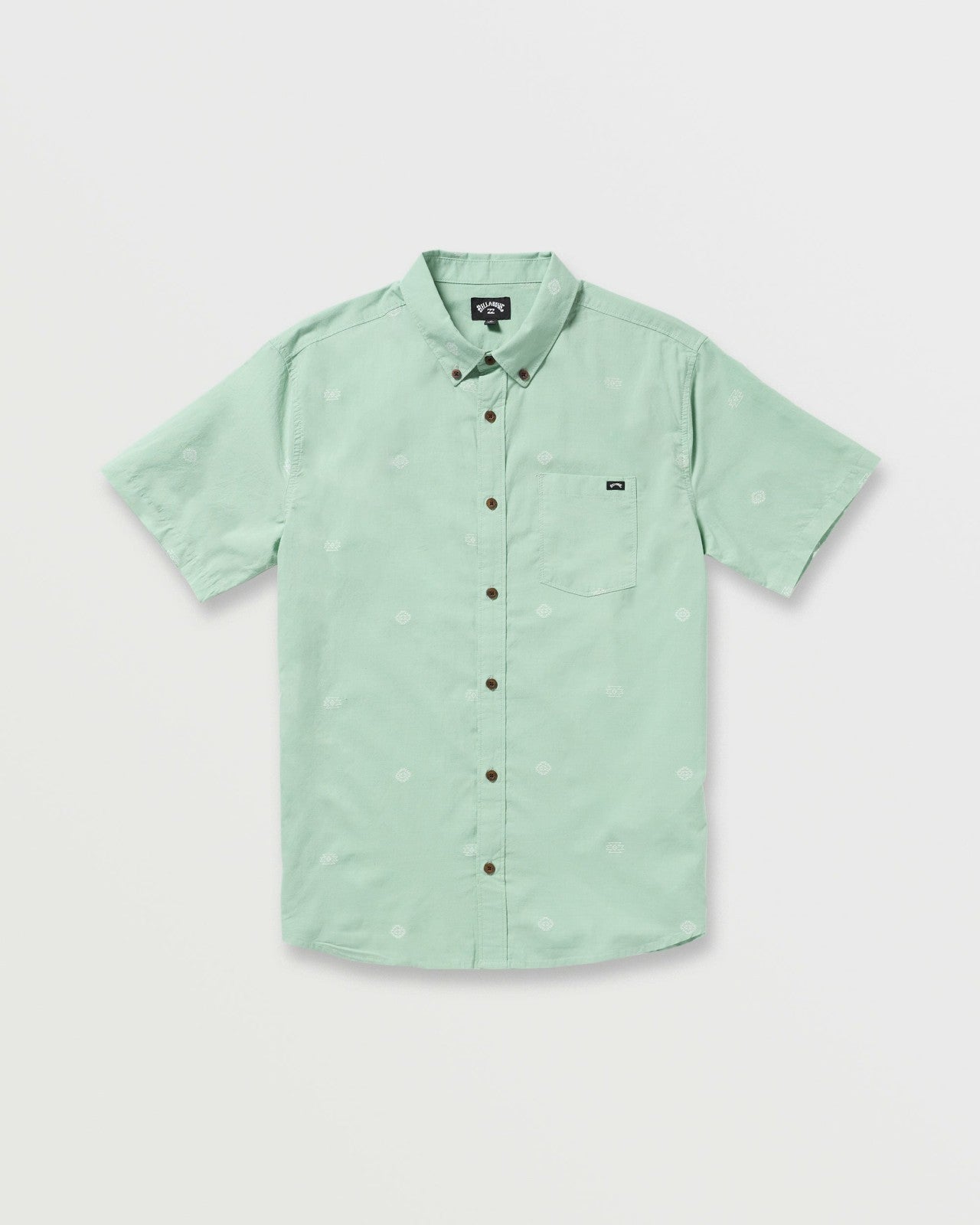 All Day Jacquard Short Sleeve Shirt | Seafoam Billabong
