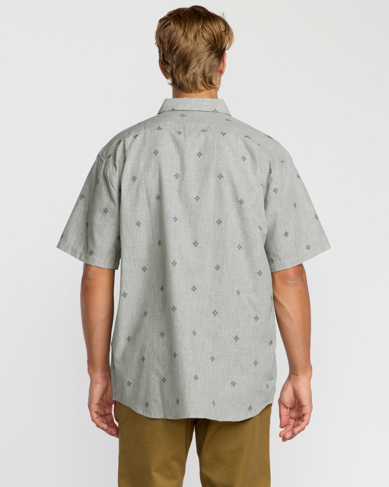 All Day Jacquard Short Sleeve Shirt | Silver Billabong