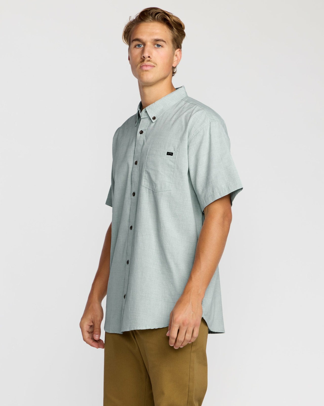 All Day Short Sleeve Shirt | Sage Green Billabong
