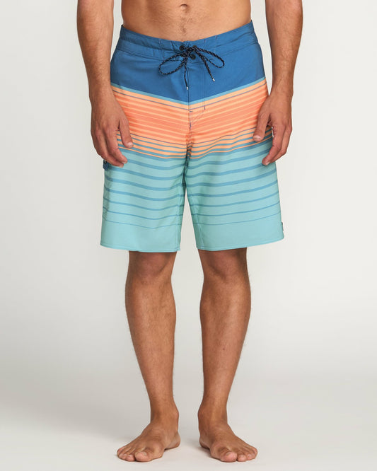 All Day Stripe Pro Performance 20" Boardshorts | Deep Blue Billabong