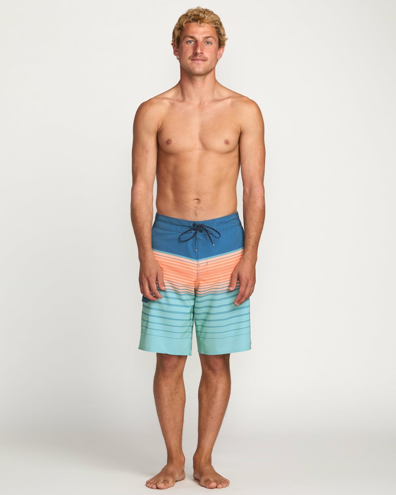 All Day Stripe Pro Performance 20" Boardshorts | Deep Blue Billabong