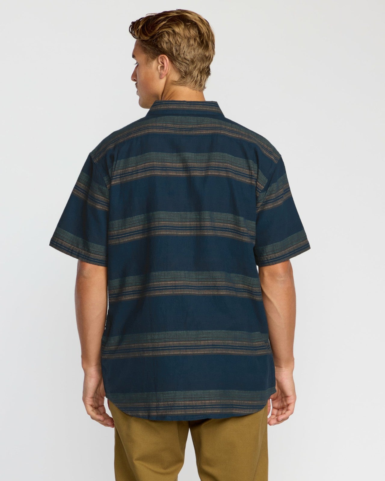 All Day Stripe Short Sleeve Shirt | Midnight Billabong