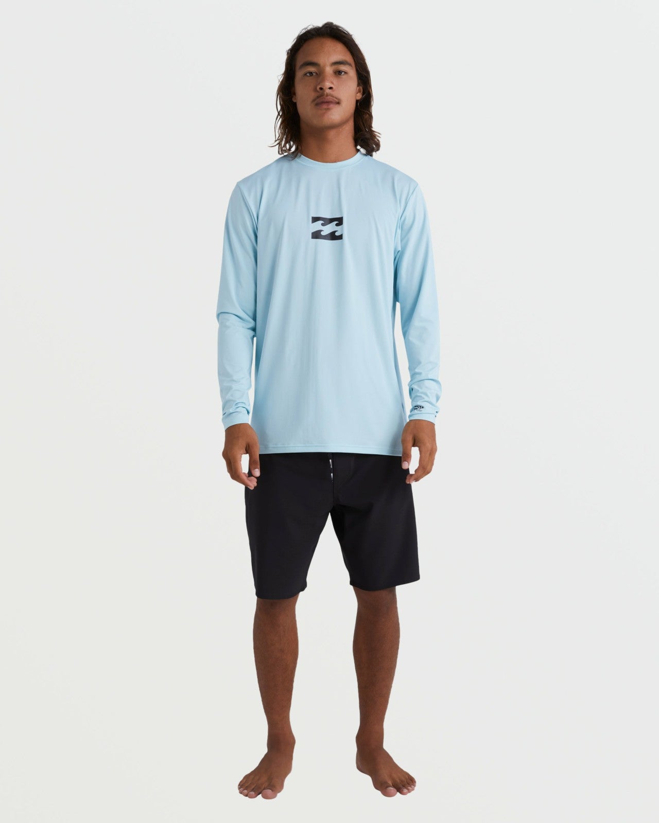 All Day Wave Loose Fit Long Sleeve Surf Tee | Coastal Blue Billabong