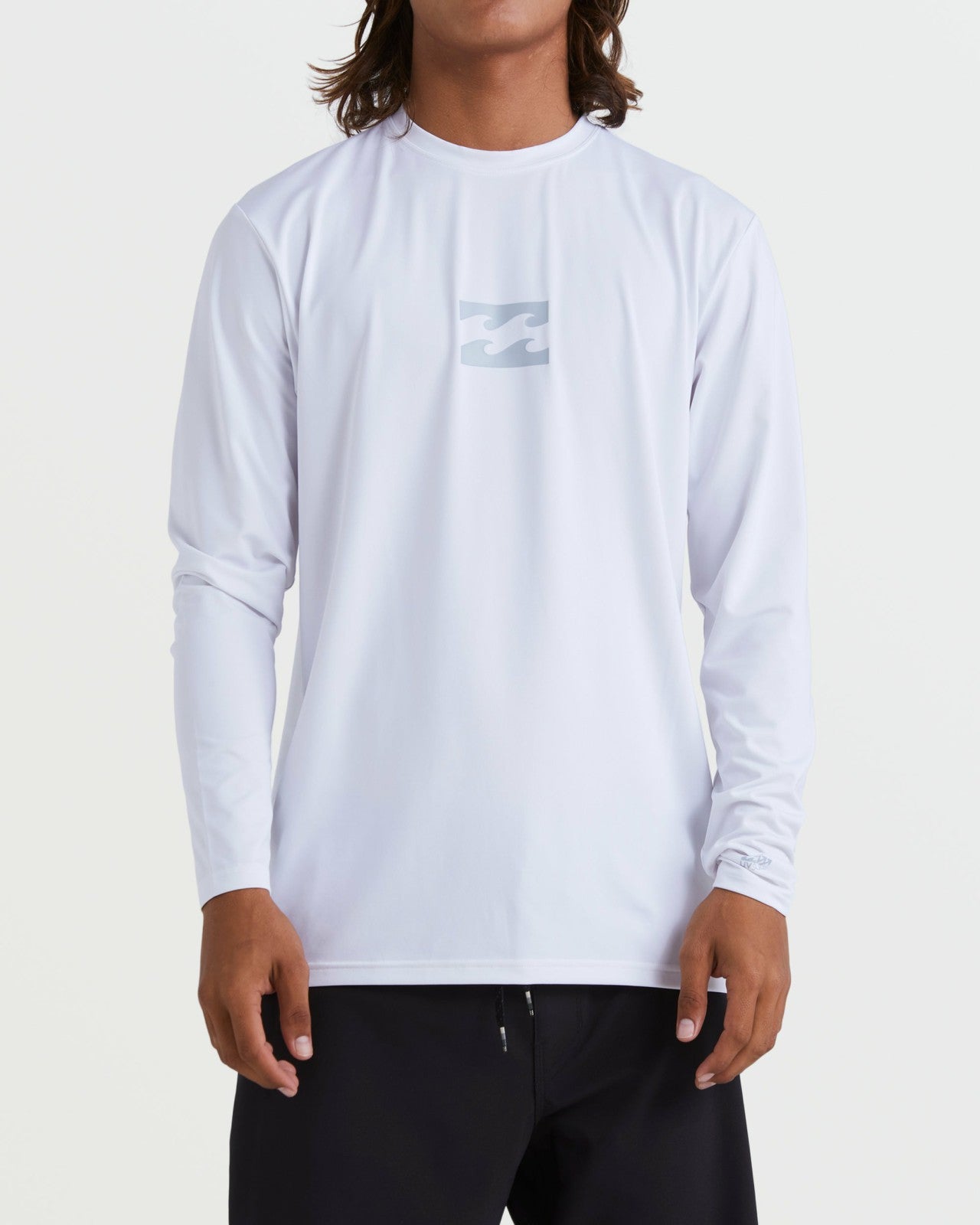 All Day Wave Loose Fit Long Sleeve Surf Tee | White Billabong