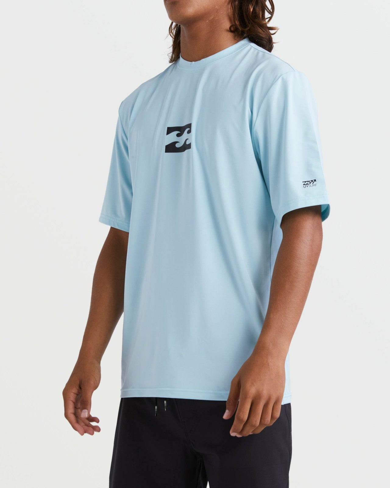 All Day Wave Short Sleeve Rashguard | Coastal Blue Billabong