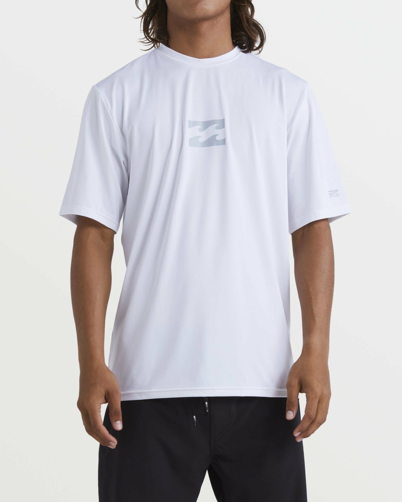 All Day Wave Short Sleeve Rashguard | White Billabong