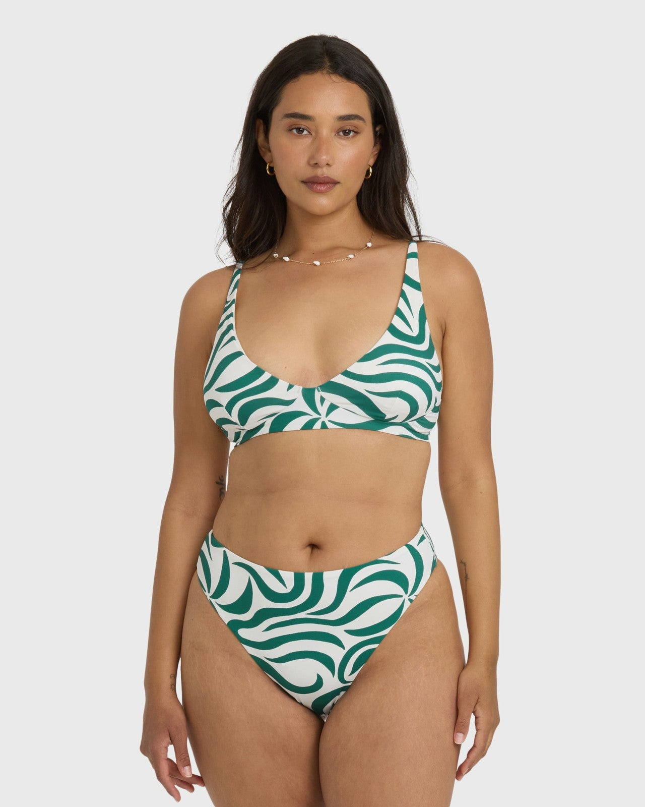 All The Waves Hi Maya Bikini Bottom | Evergreen Billabong