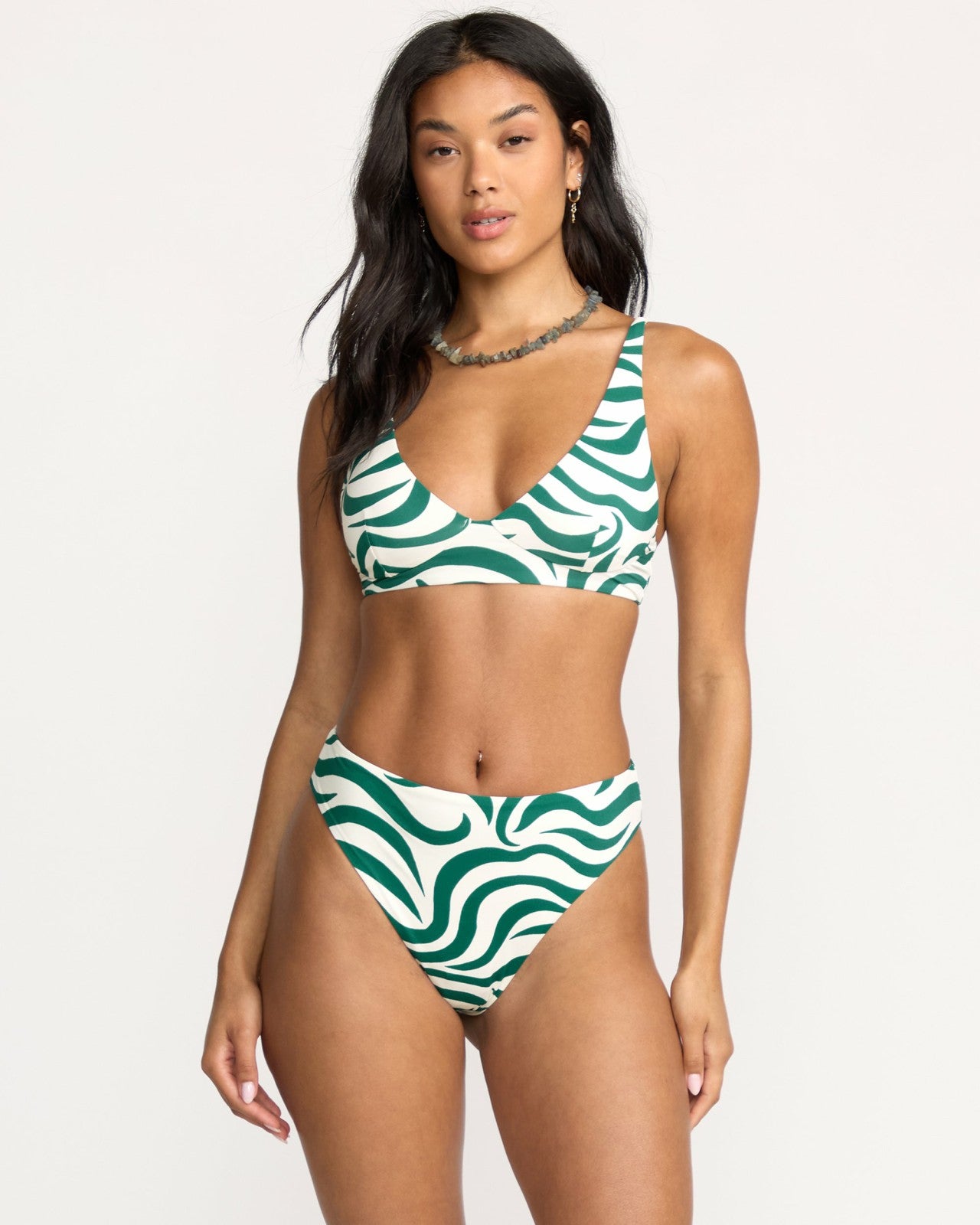 All The Waves Hi Maya Bikini Bottom | Evergreen Billabong