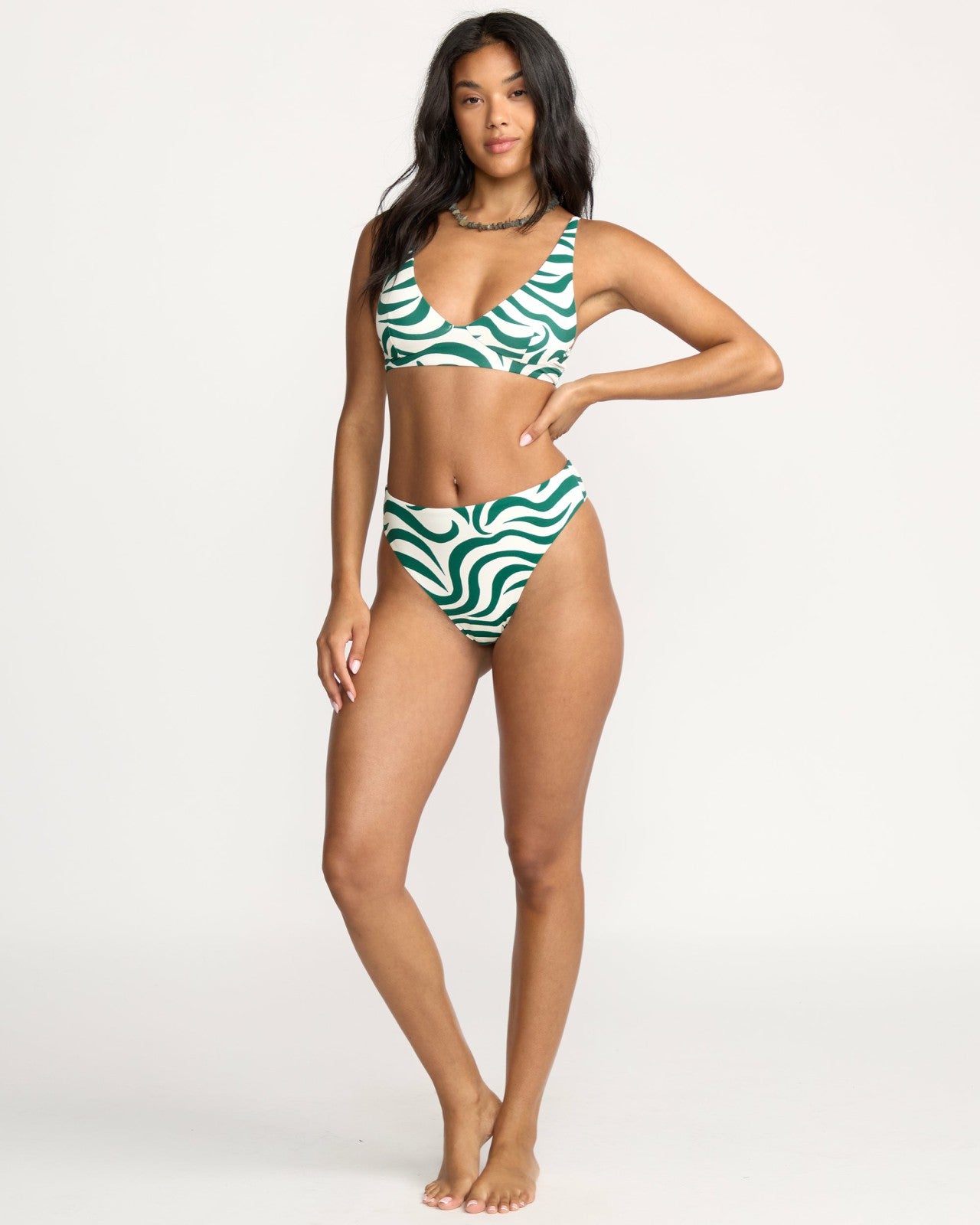 All The Waves Hi Maya Bikini Bottom | Evergreen Billabong