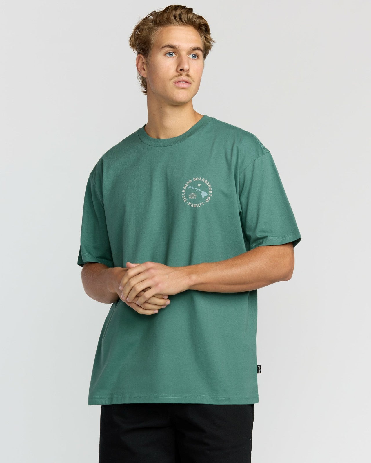 Aloha Island Hi Regular Short Sleeve T-Shirt | Sage Green Billabong