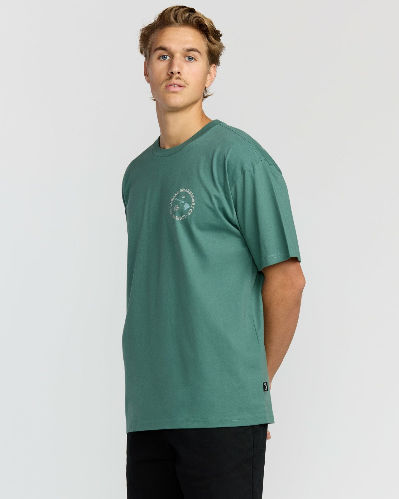 Aloha Island Hi Regular Short Sleeve T-Shirt | Sage Green Billabong