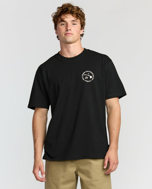 Aloha Island Hi Regular Short Sleeve T-Shirt | Washed Black Billabong