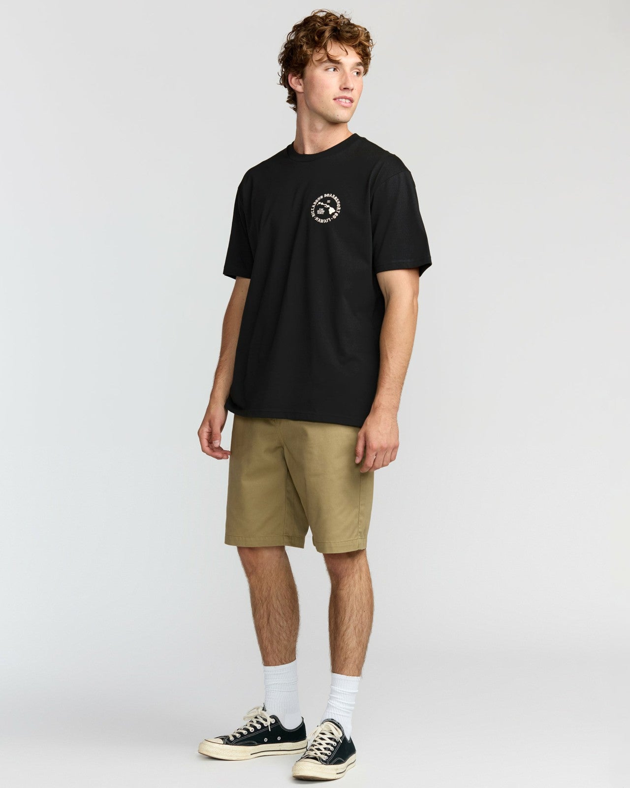 Aloha Island Hi Regular Short Sleeve T-Shirt | Washed Black Billabong