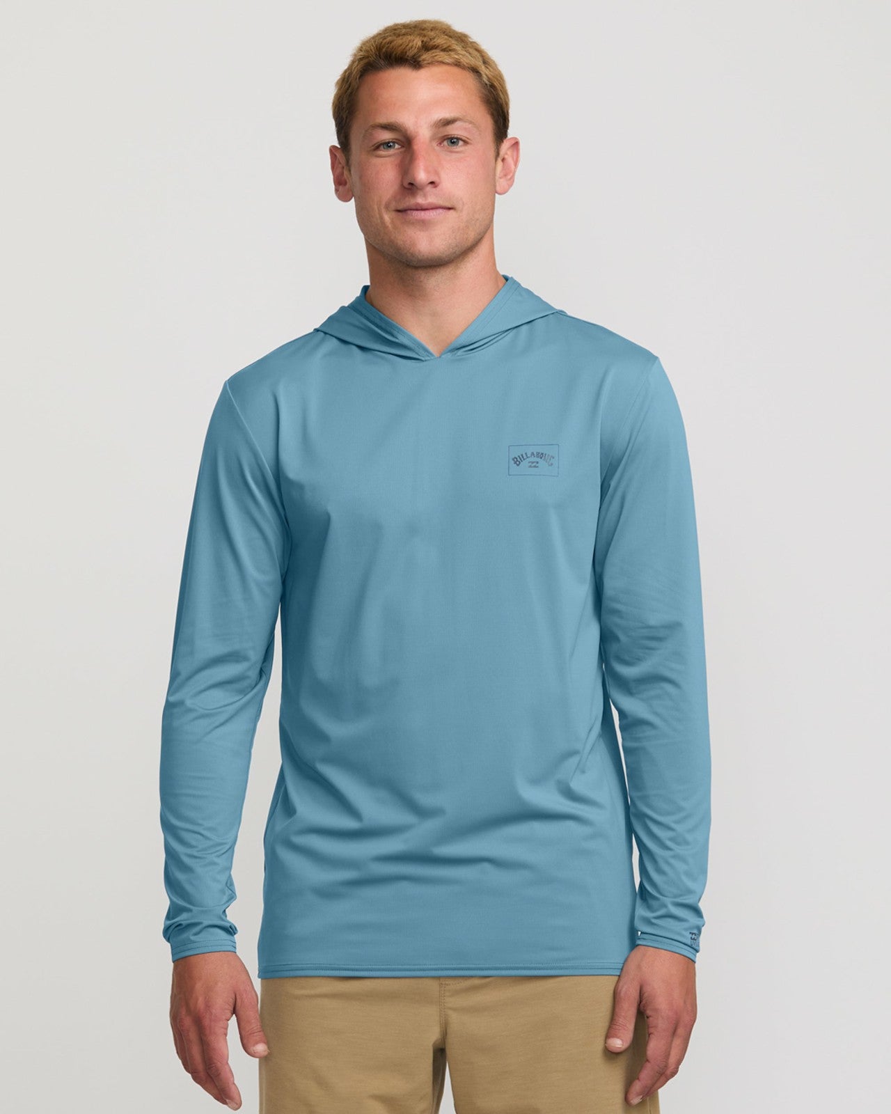 Arch Mesh Long Sleeve Hooded Surf Tee | Bay Blue Billabong