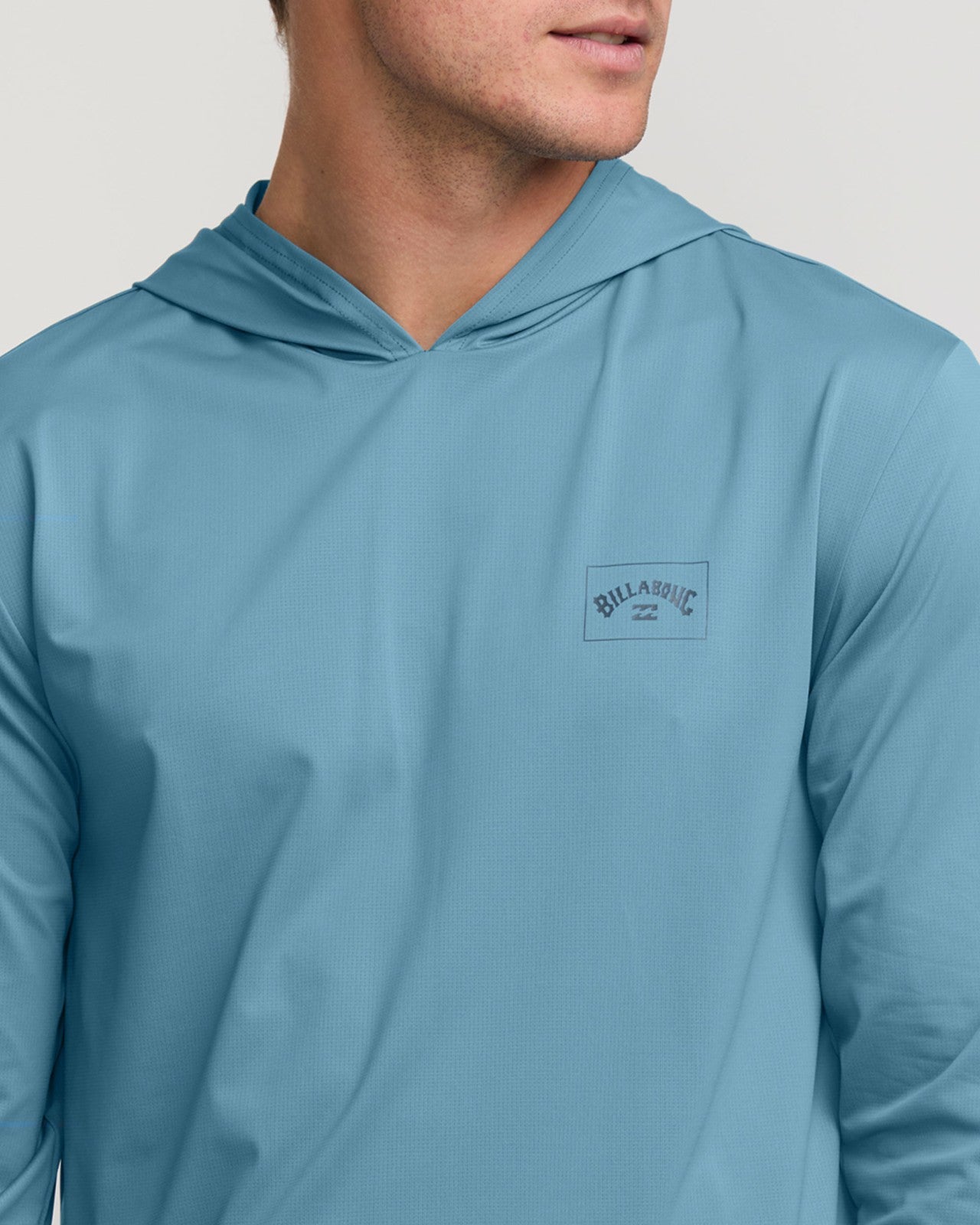 Arch Mesh Long Sleeve Hooded Surf Tee | Bay Blue Billabong