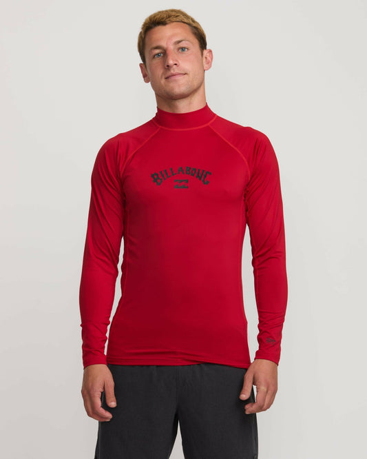 Arch Performance Fit Long Sleeve Rashguard | Scarlet Billabong