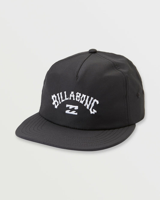 Arch Team Snapback Hat | Black Billabong