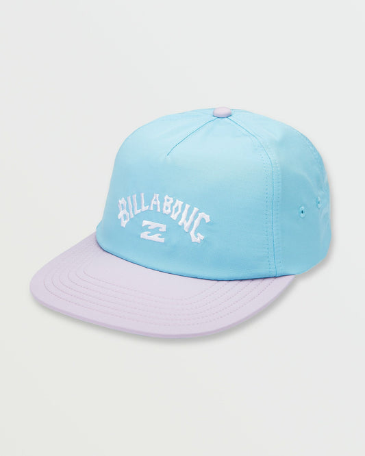 Arch Team Snapback Hat | Dusty Blue Billabong