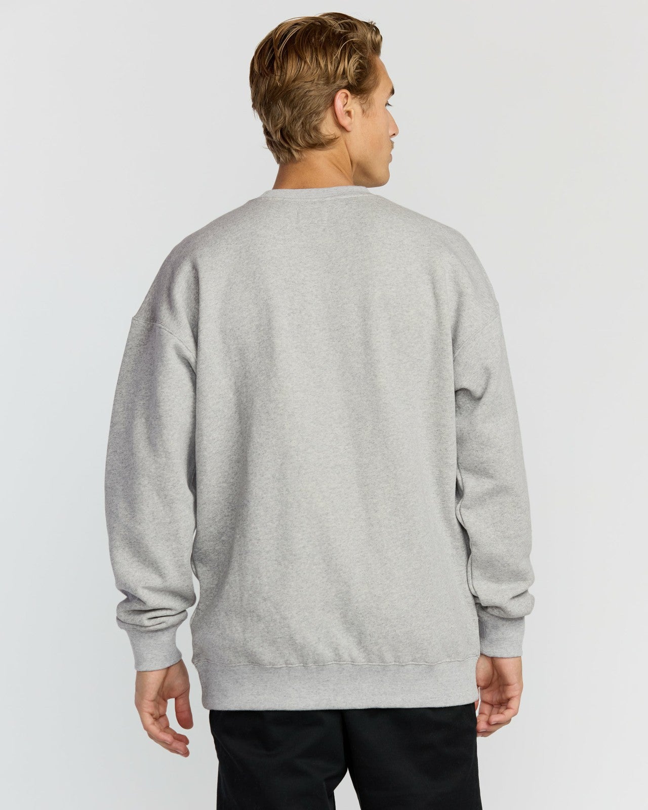 Austin Garage Crew Sweatshirt | Lt Grey Htr Billabong