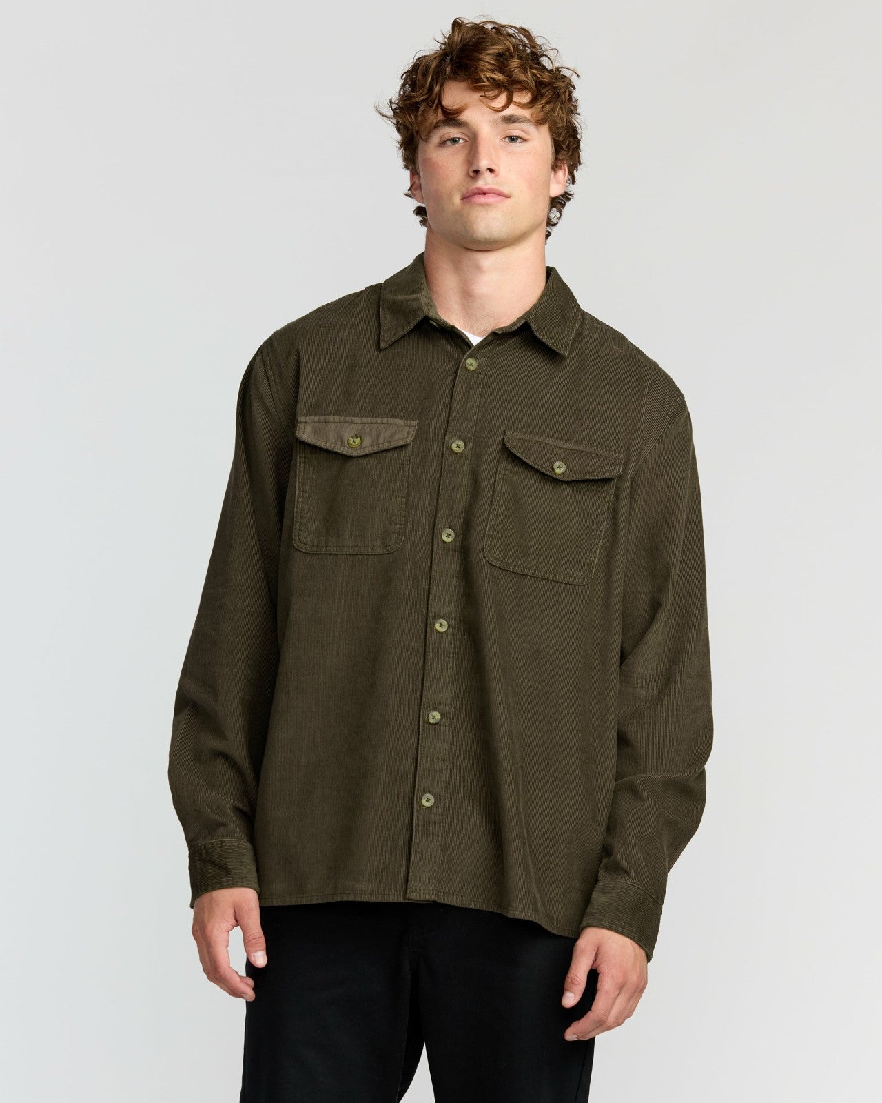 Austin Garage Long Sleeve Shirt | Chocolate Billabong