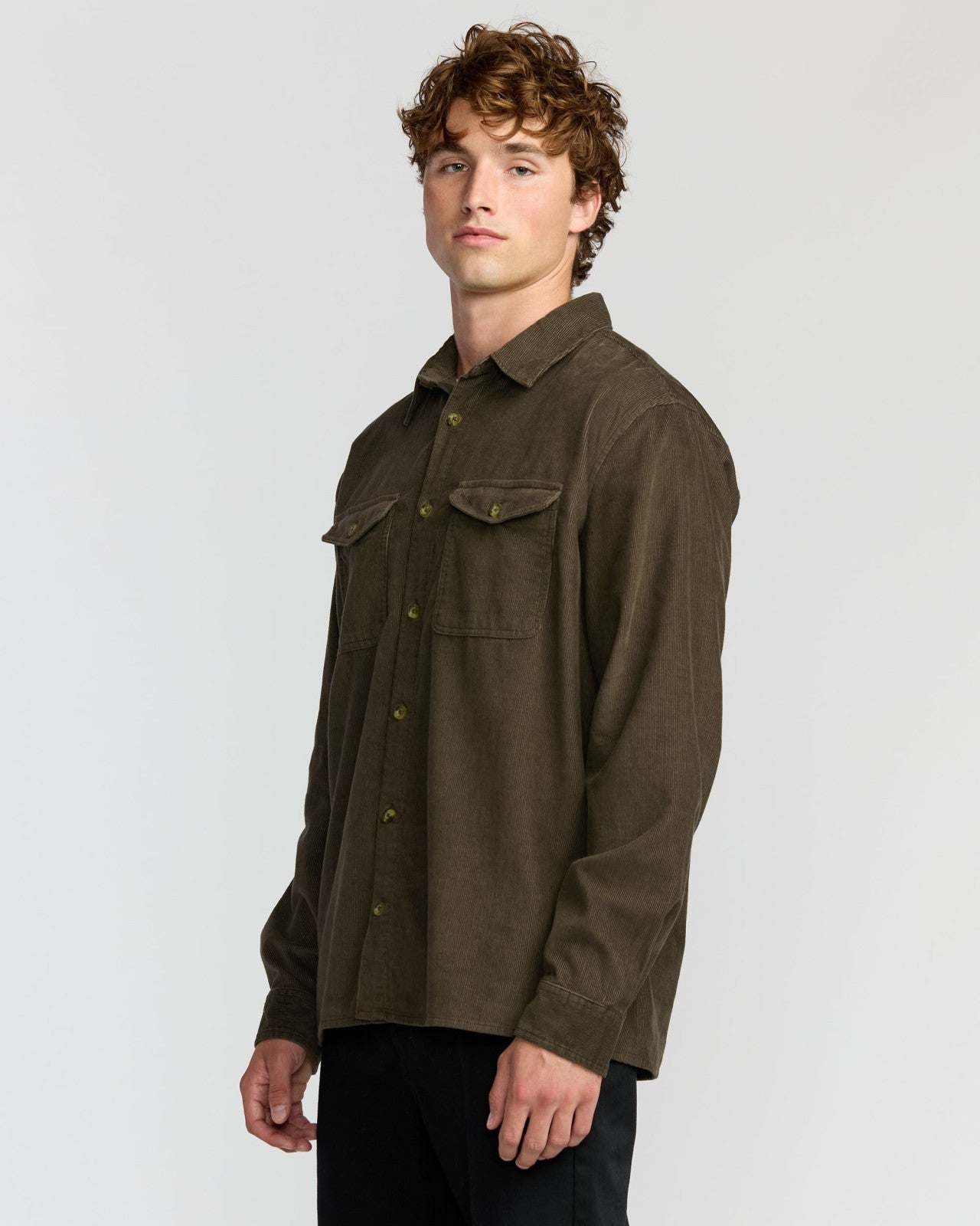 Austin Garage Long Sleeve Shirt | Chocolate Billabong