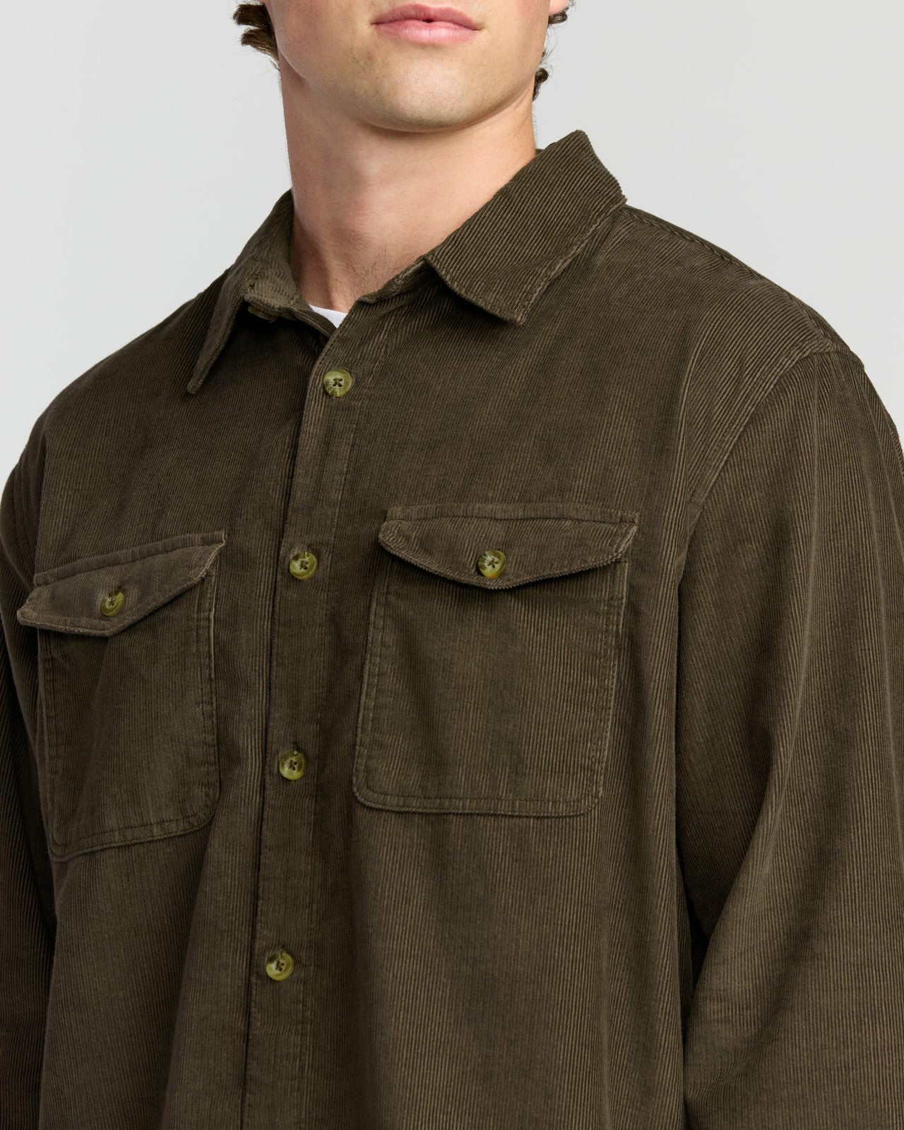 Austin Garage Long Sleeve Shirt | Chocolate Billabong
