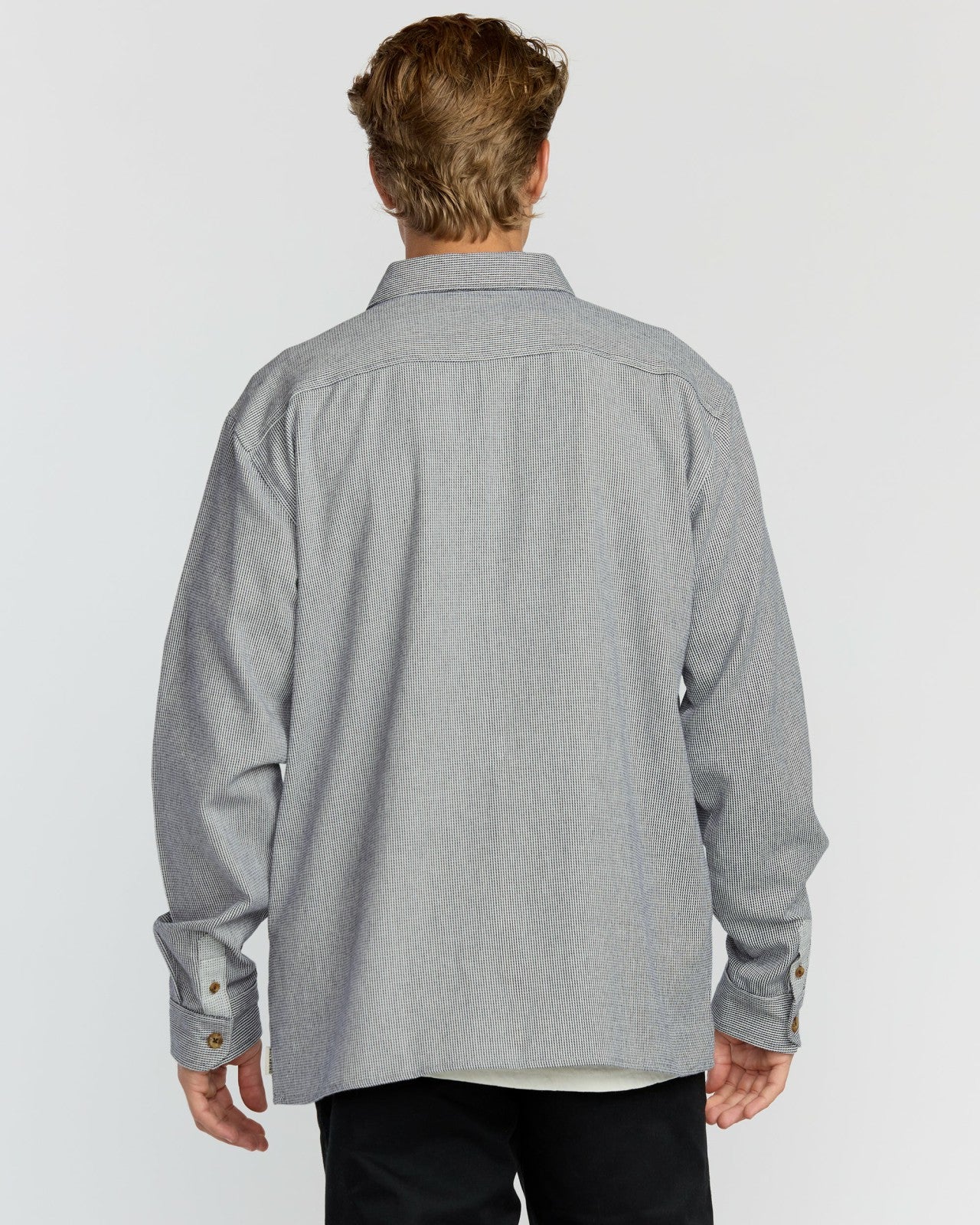 Austin Garage Long Sleeve Shirt | Stone Blue Billabong
