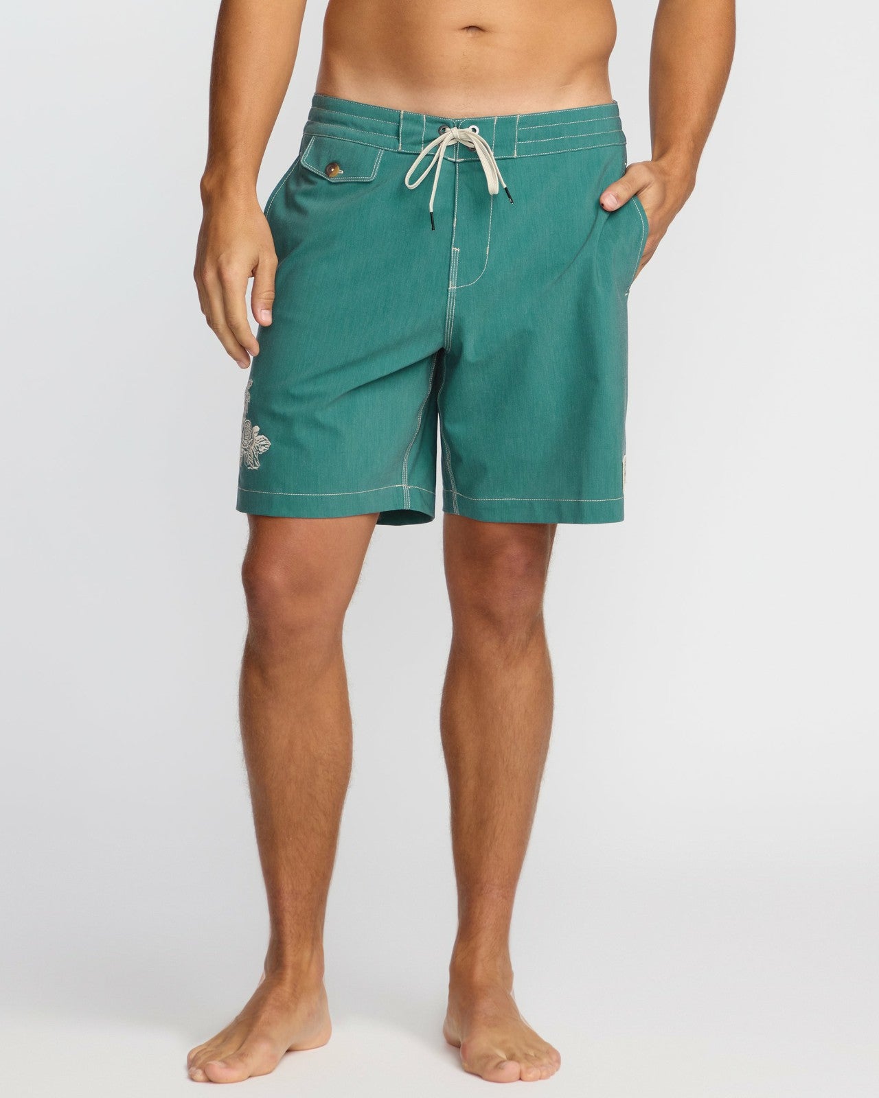 Austin Garage Lo Tides Boardshorts | Teal Billabong