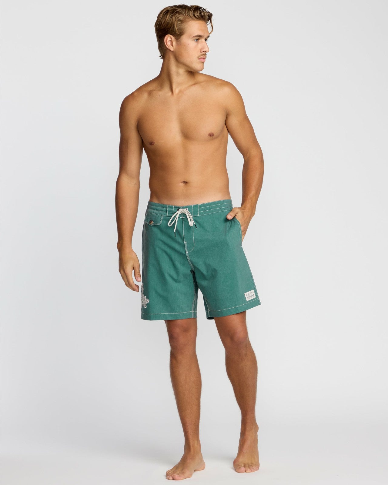Austin Garage Lo Tides Boardshorts | Teal Billabong