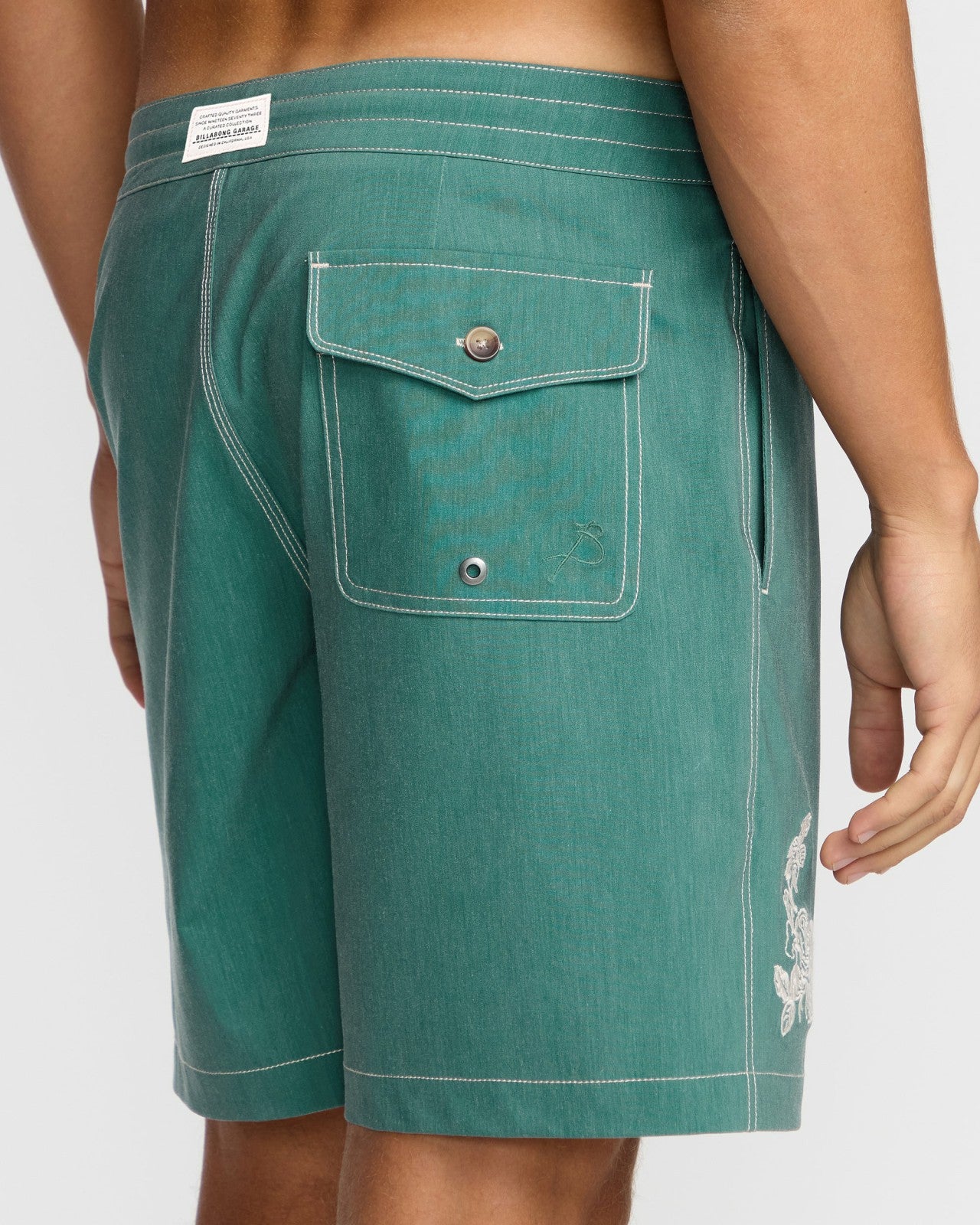 Austin Garage Lo Tides Boardshorts | Teal Billabong