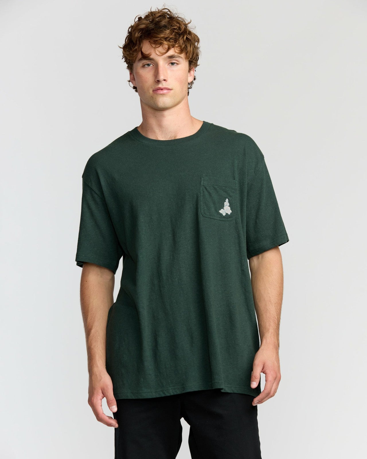 Austin Garage Regular Pocket Short Sleeve T-Shirt | Teal Billabong