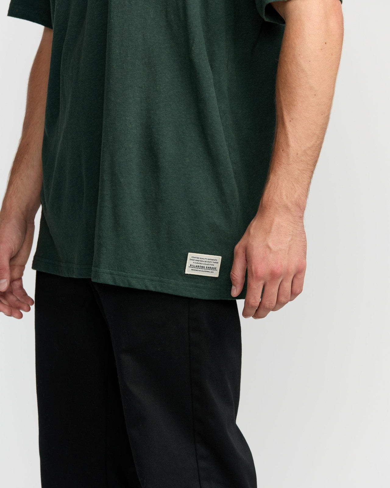 Austin Garage Regular Pocket Short Sleeve T-Shirt | Teal Billabong