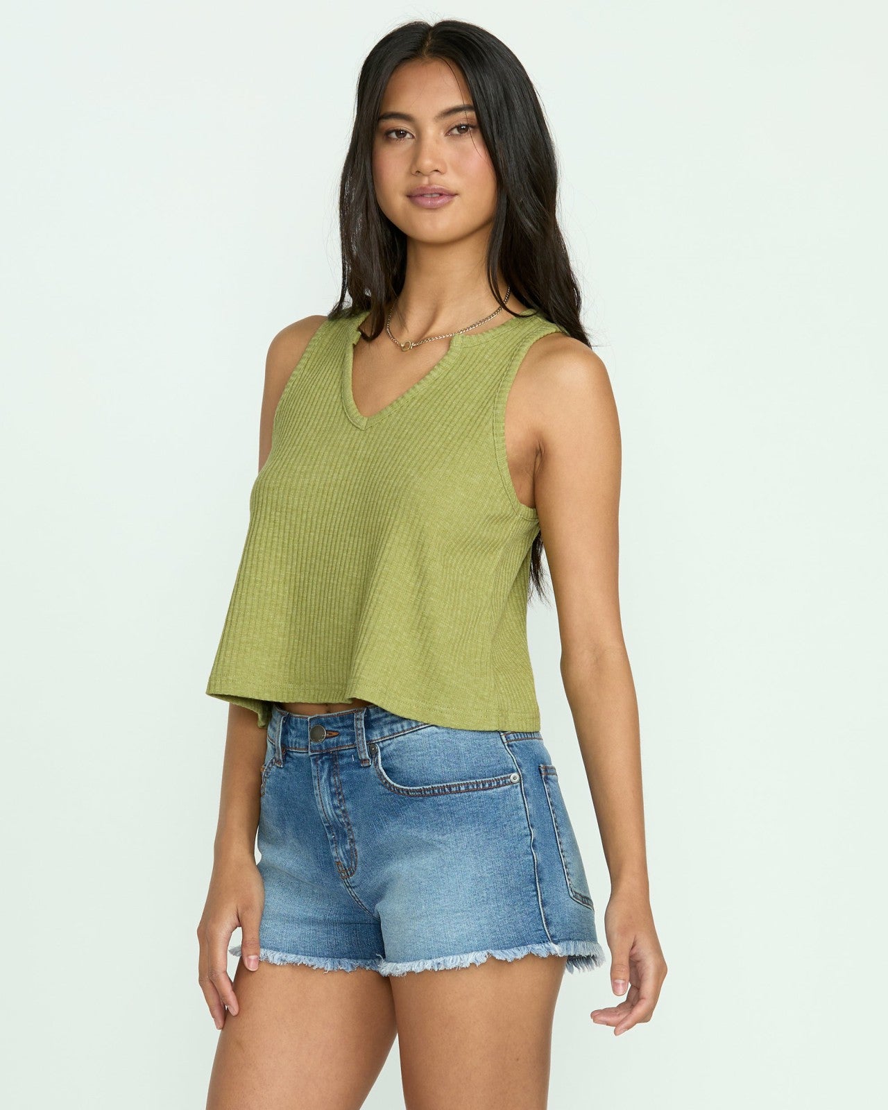 Aya Sun Knit Tank | Avocado Billabong