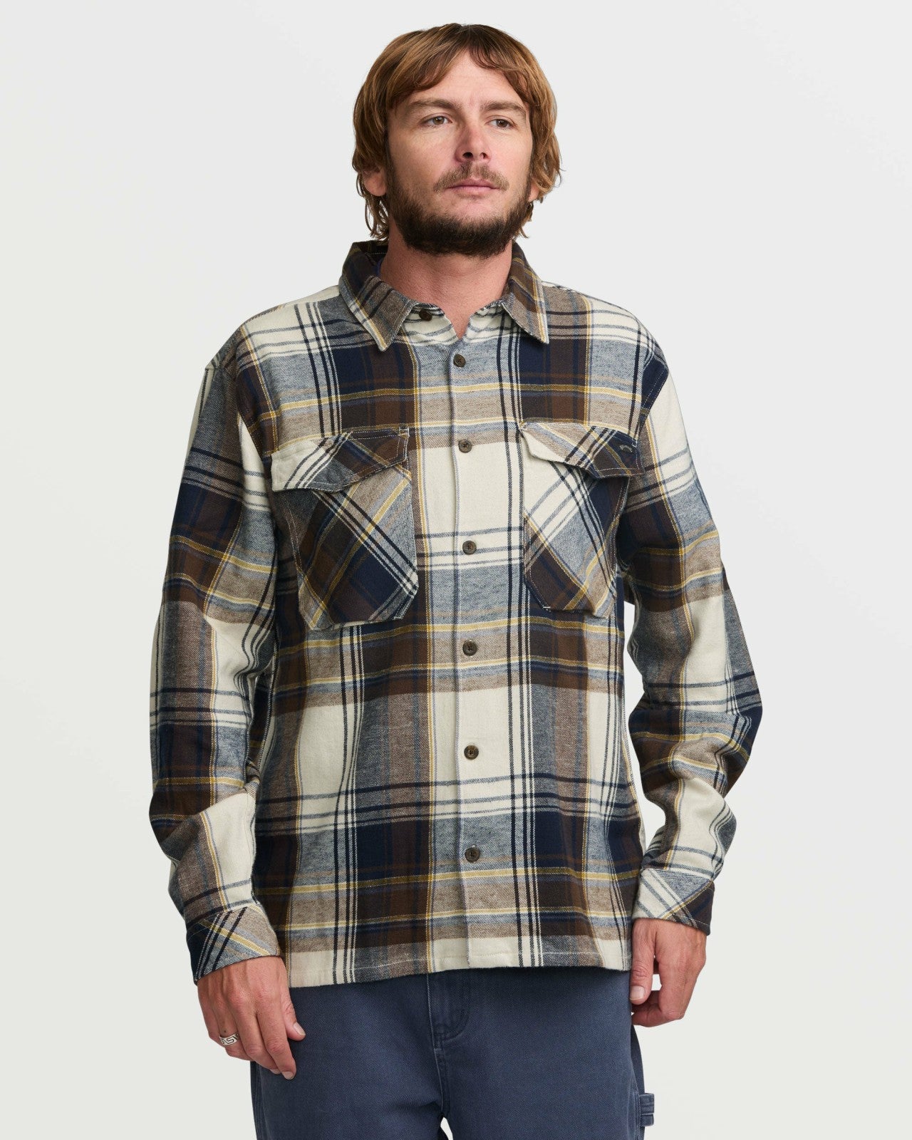 Bad Dog Flannel Shirt | Silver Billabong