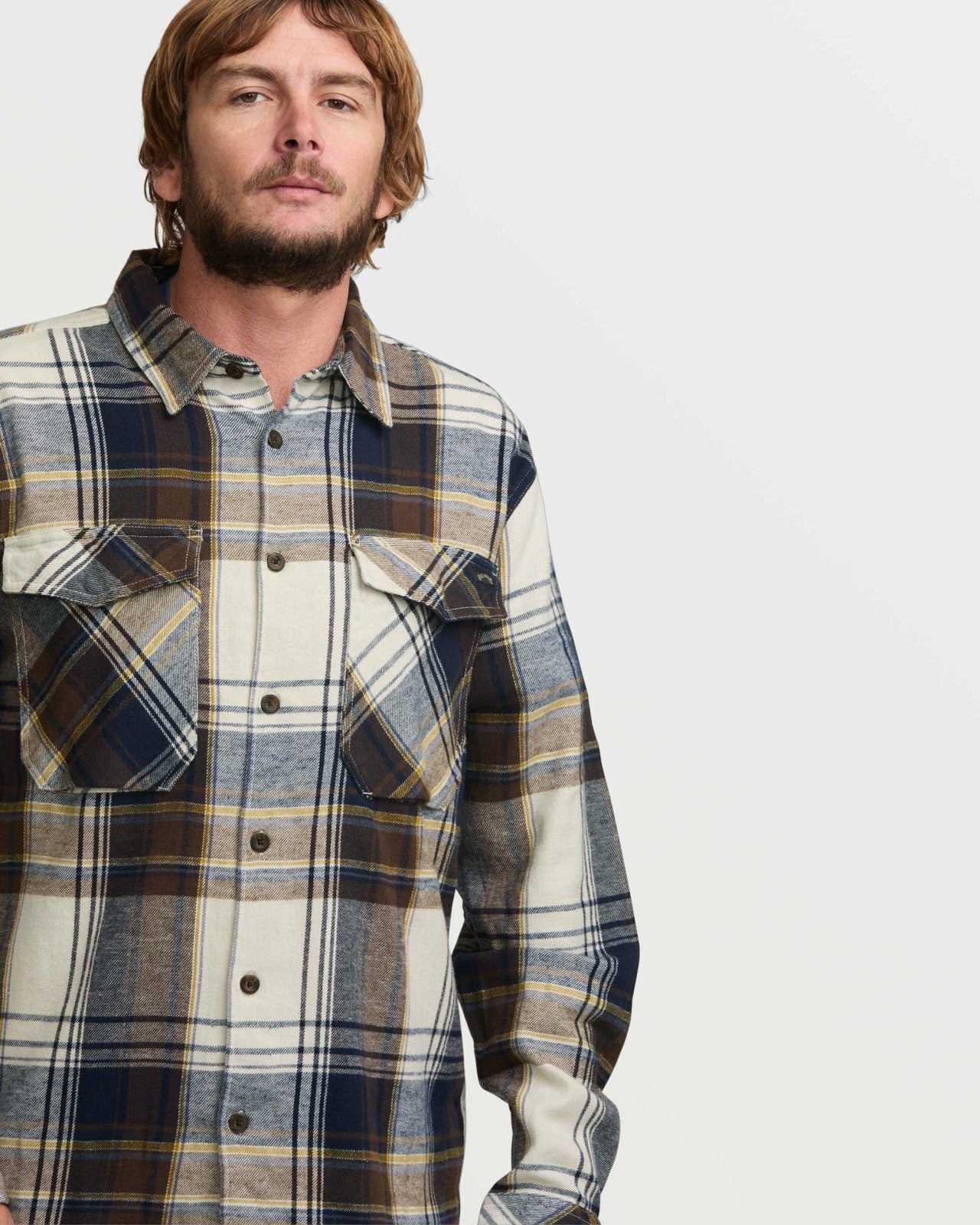 Bad Dog Flannel Shirt | Silver Billabong