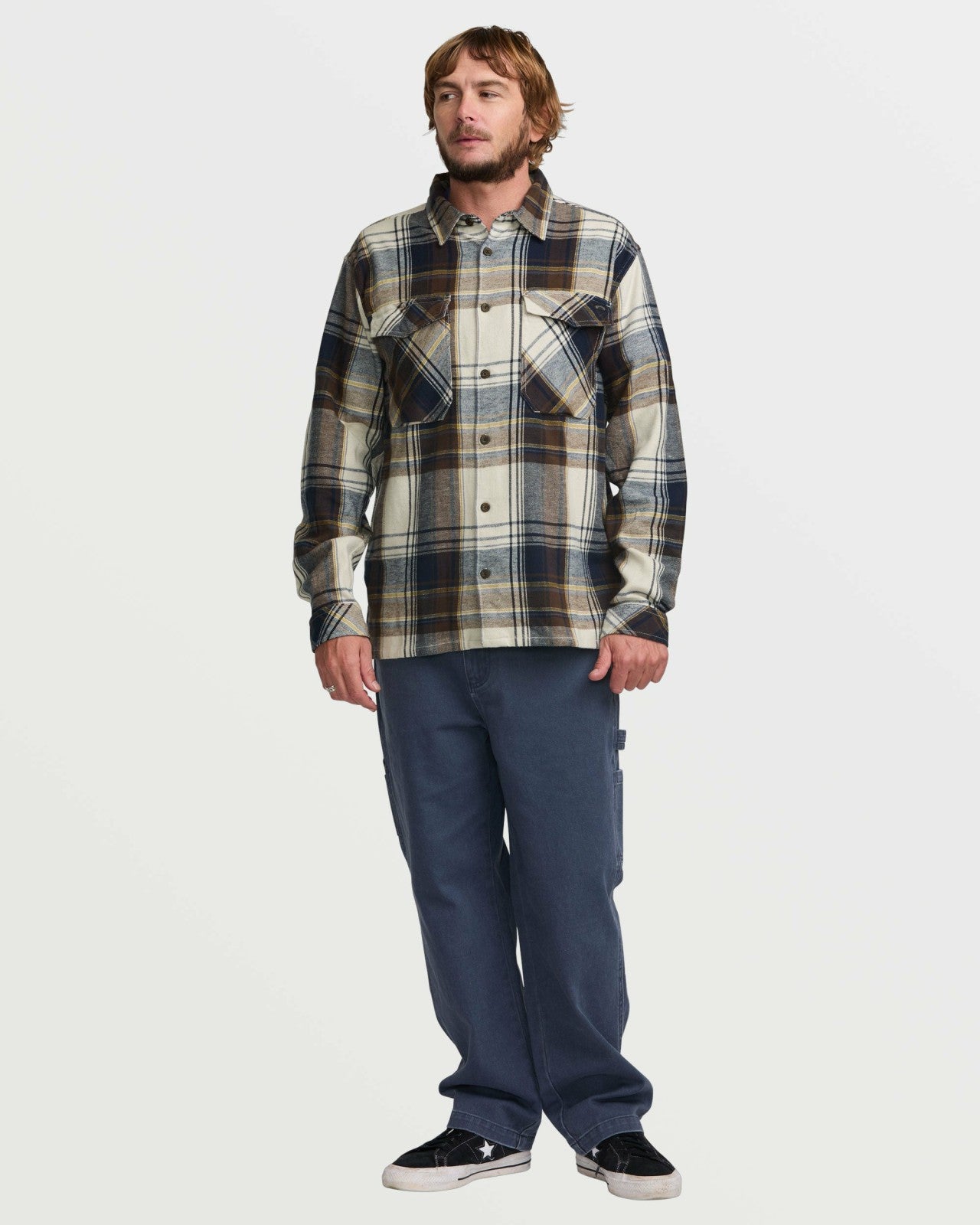 Bad Dog Flannel Shirt | Silver Billabong