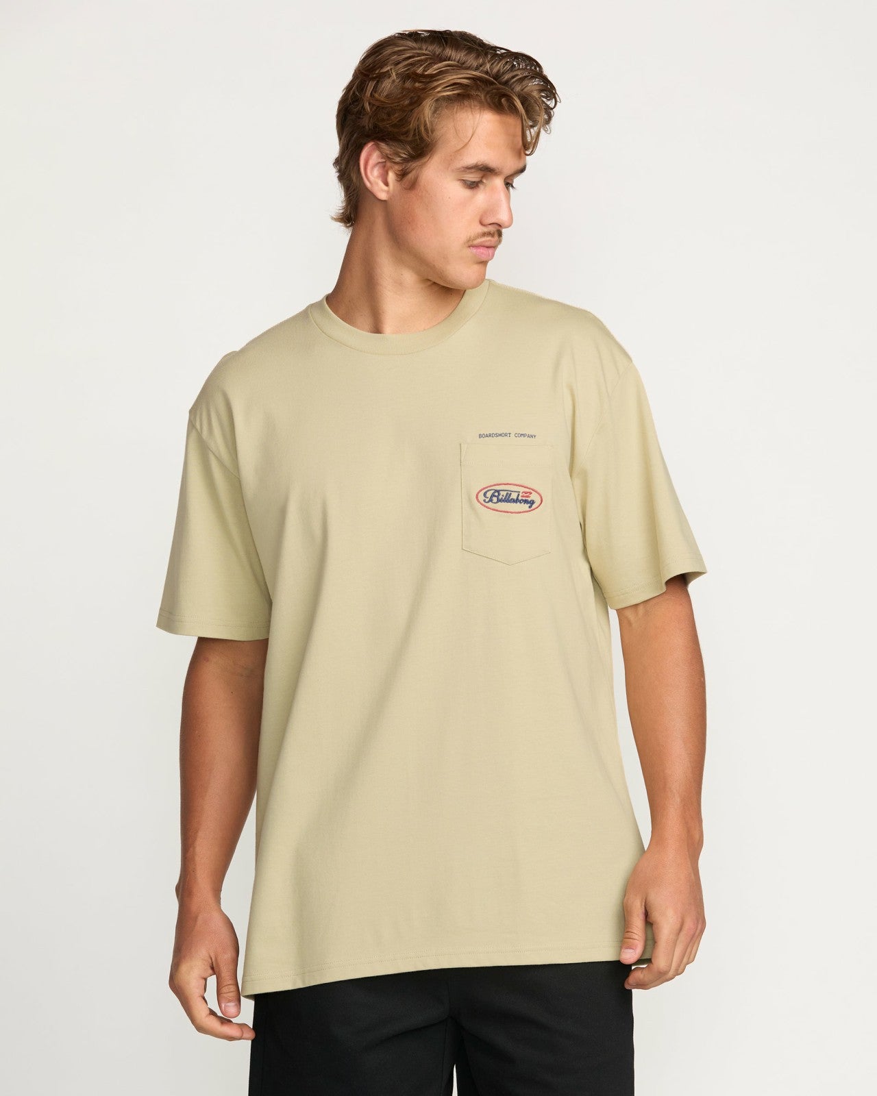 Bad Dog Pocket Regular Tee | Desert Billabong