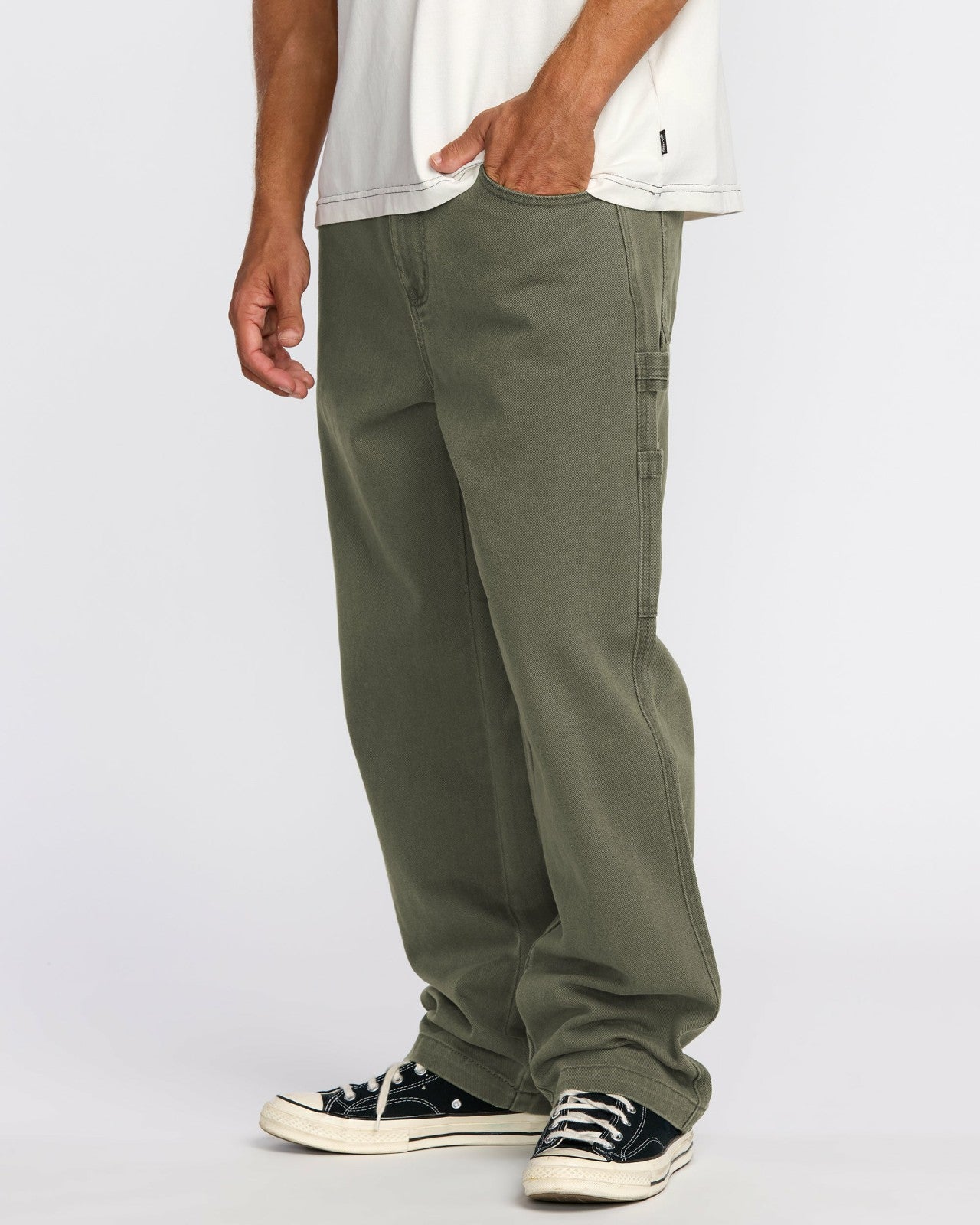 Bad Dog Workwear Pants | Dark Military Billabong