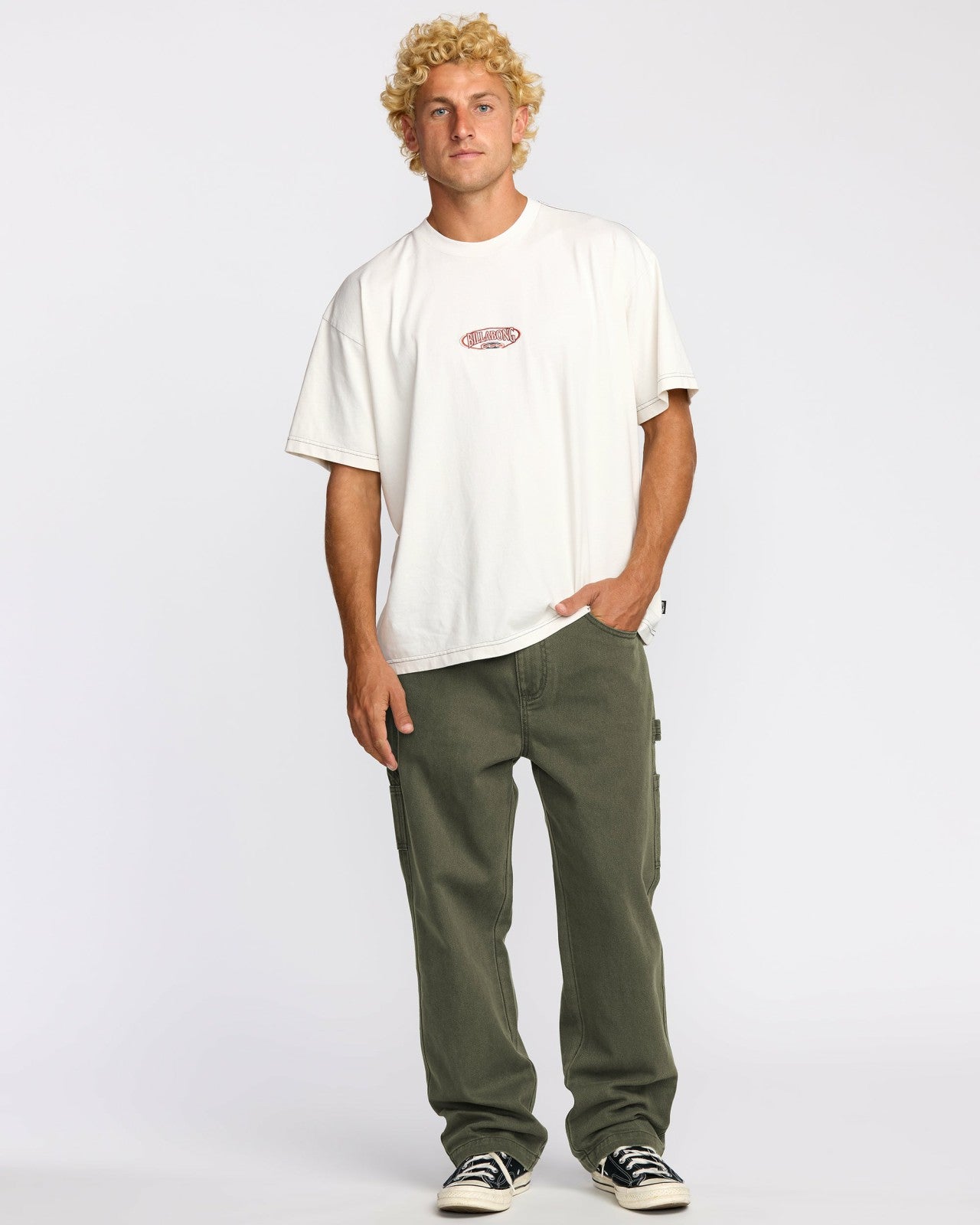 Bad Dog Workwear Pants | Dark Military Billabong