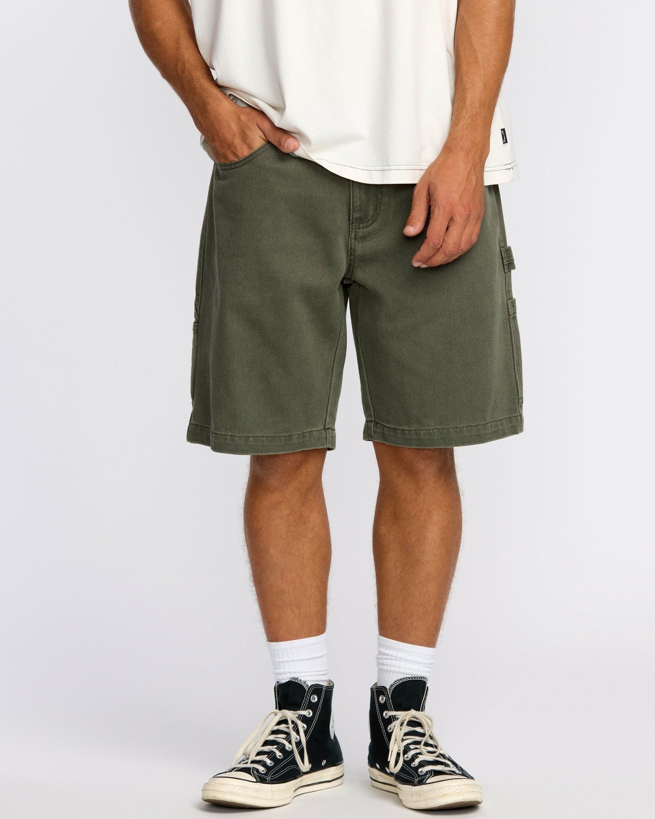 Bad Dog 21" Workwear Shorts | Dark Military Billabong