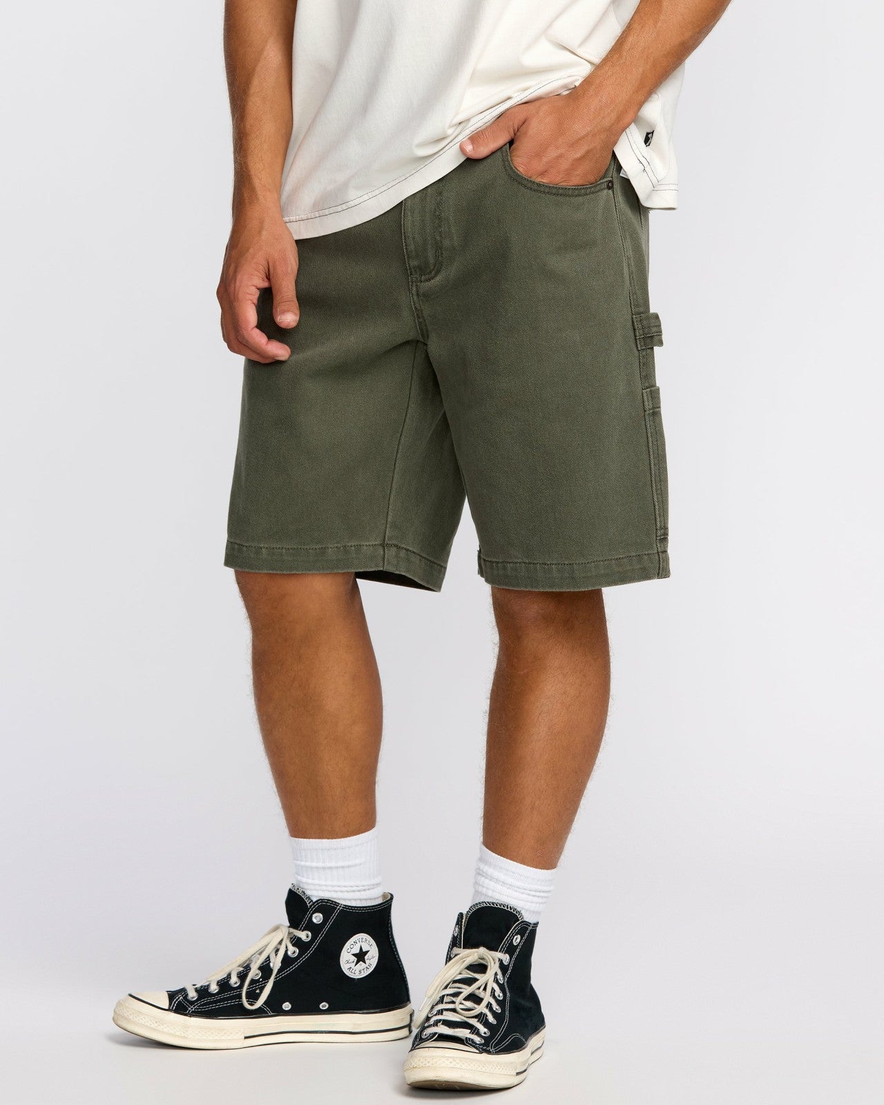 Bad Dog 21" Workwear Shorts | Dark Military Billabong