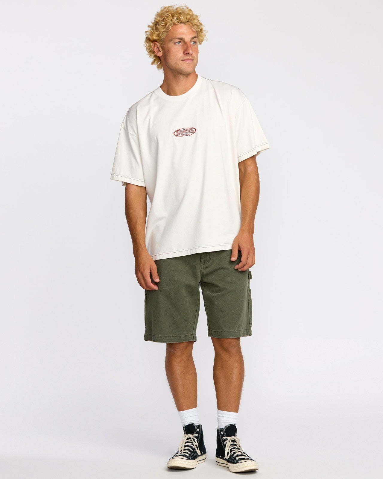 Bad Dog 21" Workwear Shorts | Dark Military Billabong