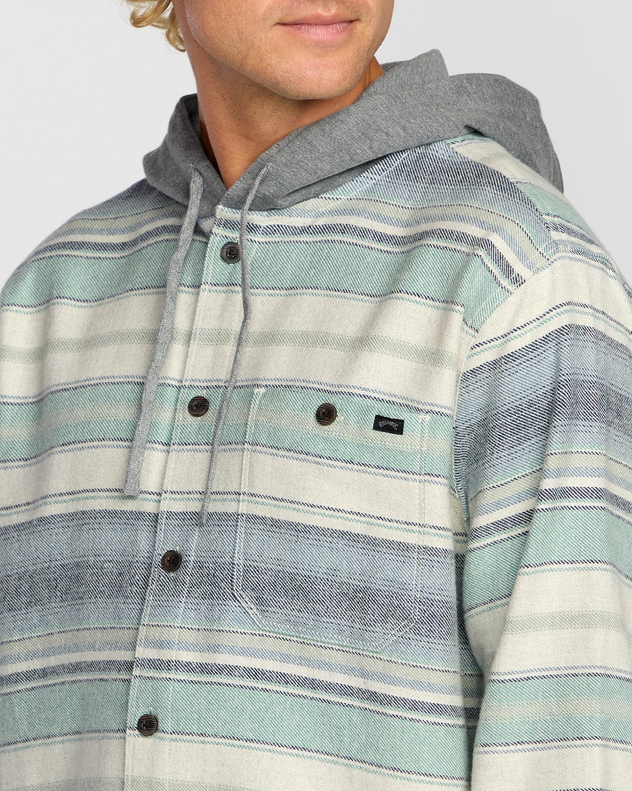 Baja Long Sleeve Flannel Shirt | Oatmeal Billabong