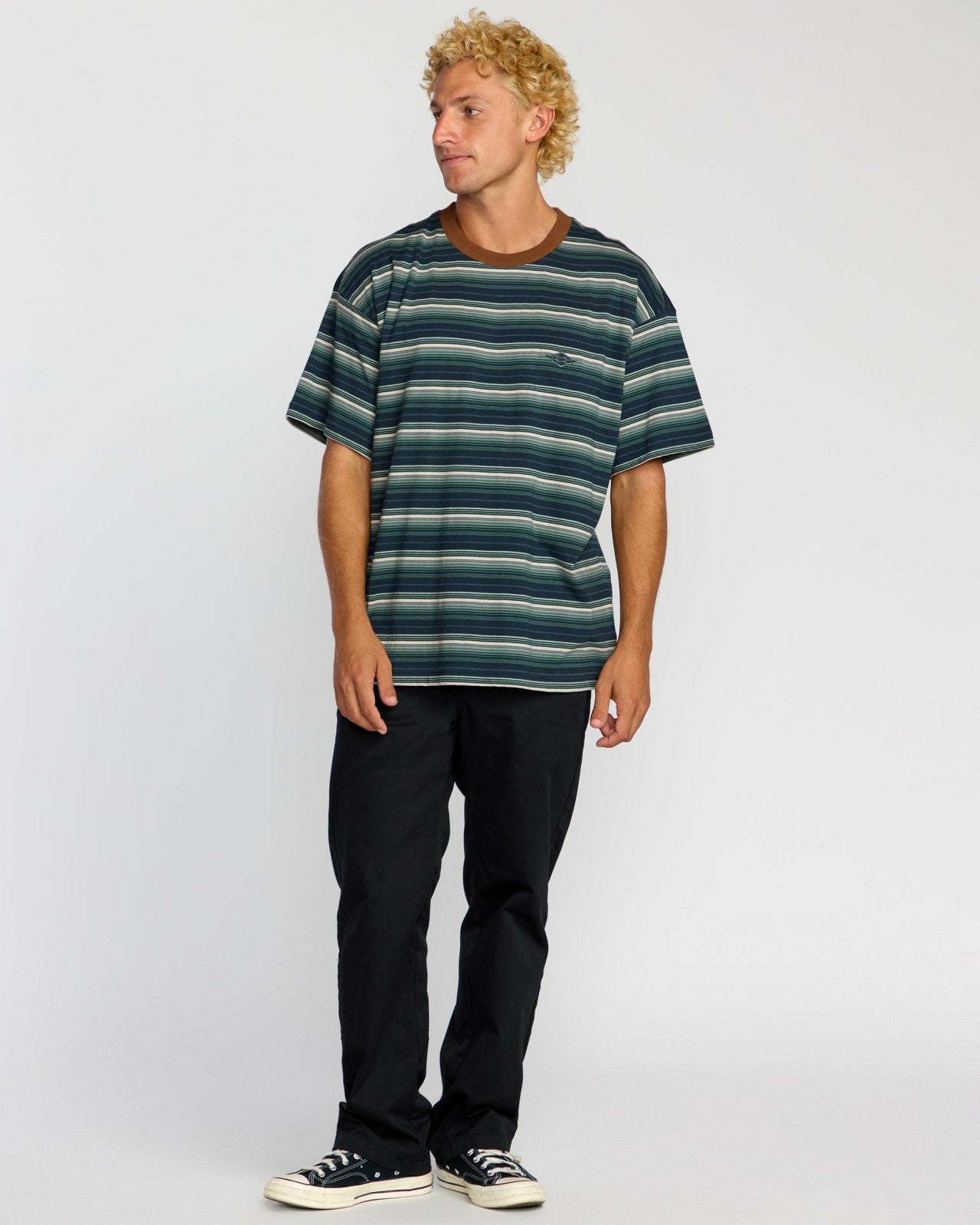 Baxter Short Sleeve T-Shirt | Midnight Blue Billabong