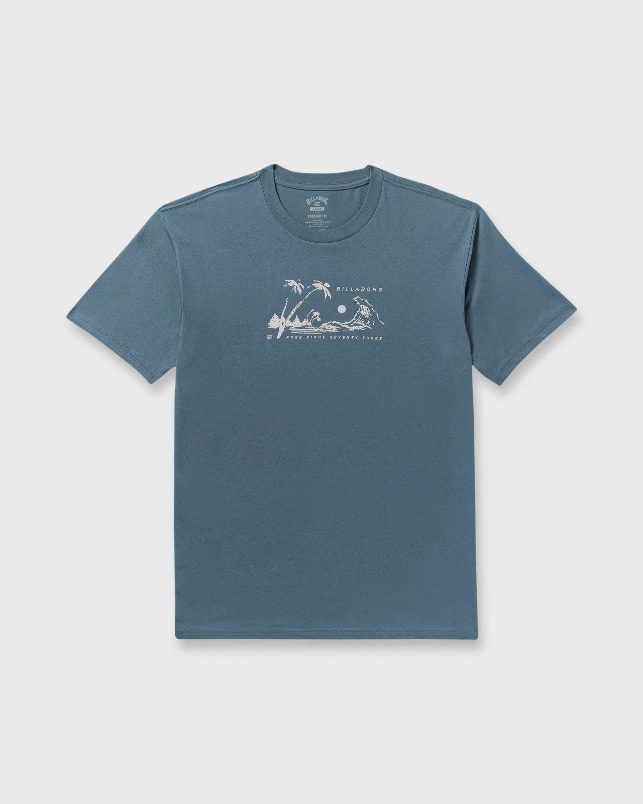 Beach Club Premium Short Sleeve T-Shirt | Steel Blue Billabong