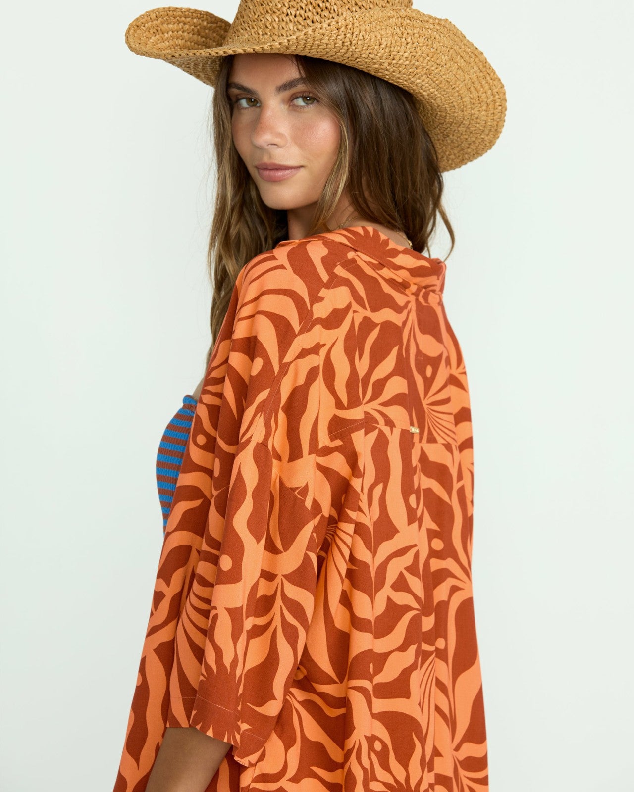Beach Side Printed Short Sleeve Shirt | Orange Squeeze Billabong